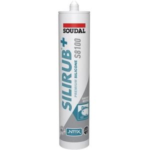 Soudal Silirub+ S8100 Neutraal | Sanitairkit | Anemoon | 300 ml - 135720