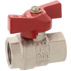 Kirchhoff Kogelkraan, vernikkeld, 1"IT met vlindergreep - 988591855