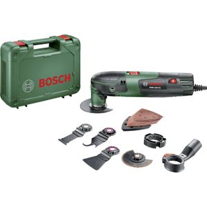 Bosch Groen PMF 220 CE Multitool in koffer incl. accessoiresset - 220W - 0603102001