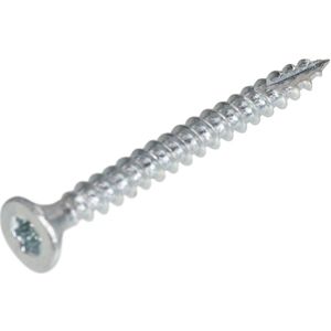 Homefix Spaanplaatschroef Vz Pk Torx TX25 +Snijpunt 6.0X60 | 10 stuks - 6701.20.70340