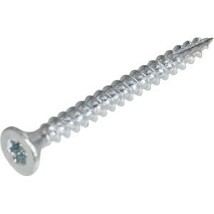 Homefix Spaanplaatschroef Vz Pk Torx TX20 +Snijpunt 5.0X30 | 100 stuks - 6702.20.70250