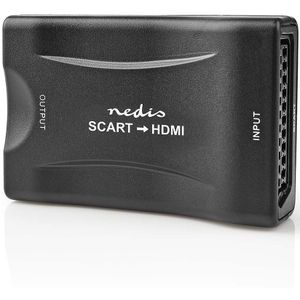 Nedis HDMI™ Converter SCART Jack HDMI™ Input 1-Weg 1080p 1,2 Gbps ABS Zwart (0.09  - HDMI