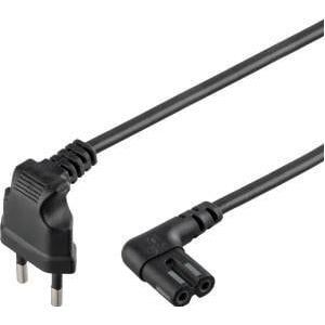 Enzo Recordersnoer zwart haaks 1,5meter 7596210