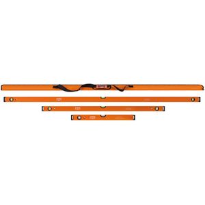 Bahco - Waterpas Set - 600/1200/1800 mm - Licht Aluminium - 3 Stuks