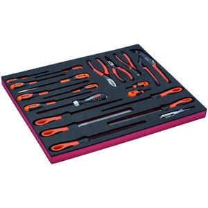 Bahco Foaminlay Fit&Go 3/3 met schroevendraaiers | tangen en vijlen - 20-delig - FF1A145