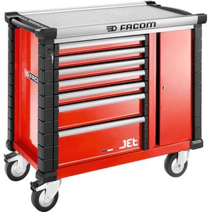 Facom Jet Gereedschapswagen | 7 Laden | Rood - JET.T7M3A