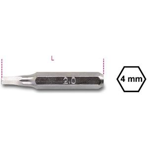 Beta 4-mm bits voor schroeven met binnenzeskant profiel 1256PE 2,0 - 012560025