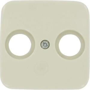 Busch Jaeger - Reflex SI - Inzetplaat - Creme - Afdekplaat voor TV Aansluiting