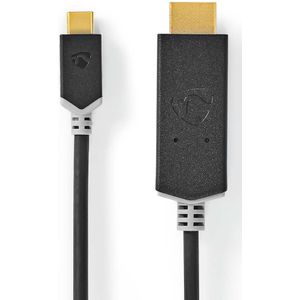 Nedis USB-C Adapter | USB-C Male naar HDMI | 2 m | 1 stuks - CCBW64655AT20 CCBW64655AT20