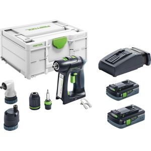 Festool C 18 HPC 4,0 I-SET Accu-schroefboormachine - 576442