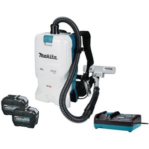 Makita VC011GL2NL1 40V Max Rugstofzuiger voor schoonmaak | 2x 8.0 ah accu's | Snellader | in doos - VC011GL2NL1