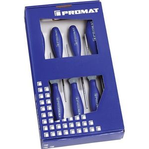 Promat Schroevendraaierset | 7-delig TORX® | meercomponentengrepen | ronde kling - 4000827134 - 4000827134