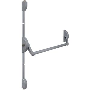 Lips FLAR101M Paniekopener Freedom Line model R | met duwstang | 2 - 3 sluitpunten met nachtschootblokkering | 910mm kleur zilvergrijs/zilvergrijs. - 7225524