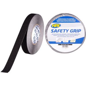 HPX Anti-slip tape  | Zwart | 25mm x 18m - SB2518 | 12 stuks SB2518