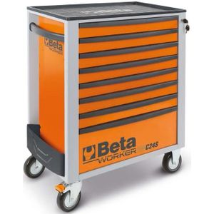 Beta 2400S-O8/E-L | Gereedschapswagen | 8 laden | Oranje | 398-delig - 024002241