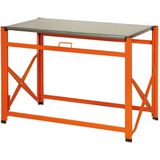 Bahco - 1495FWB120TS - Draagbare Werkbank - Oranje - Metaal - Gegalvaniseerd Werkblad