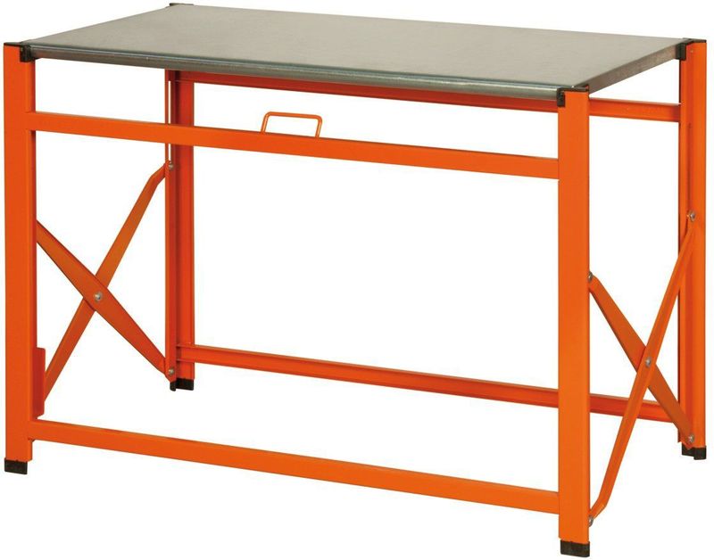 Bahco - 1495FWB120TS - Draagbare Werkbank - Oranje - Metaal - Gegalvaniseerd Werkblad