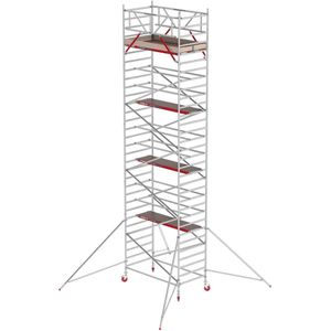 Altrex RS TOWER 41 PLUS rolsteiger | 10.20 m | 0.90 m | 2.45 m houten platform | Safe-Quick + schoren - TX411016