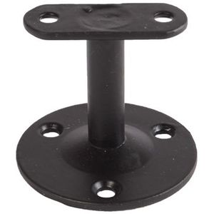 Waelbers - Leuninghouder - Zwart - Recht - 10 Stuk(s)