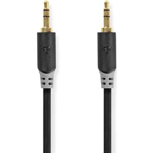 Nedis Stereo-Audiokabel | 3,5 mm Male naar 3,5 mm Male | 1 m | 1 stuks - CABW22000AT10 CABW22000AT10