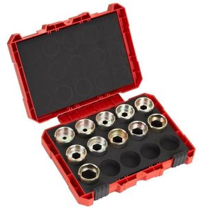 Milwaukee Accessoires Krimp pasvorm koffer incl. DIN13 CU Dies from 16-300mm² (11 stuks) - 4932472000