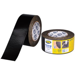 HPX UV-bestendige PE tape | Zwart | 60mm x 25m - US6025 - US6025