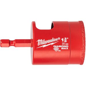 Milwaukee Boren | DIAMOND MAX™ | 1/4" nat/droog | 35 mm 1/4" Hex - 4932498353