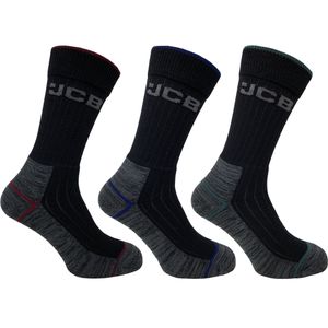 JCB - Werksokken - 3 Paar - Maat 44-47 - JCBX159B