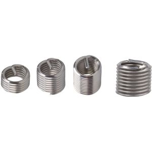 Rotec - Ro-Coil Draadinserts - M10x1,25-3,0xD - 100 Stuks - Chroom-Nikkel-Staal