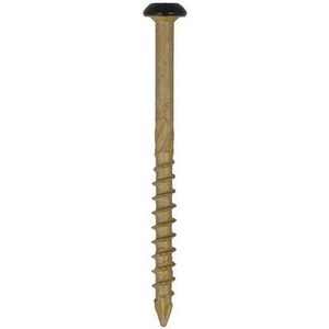 Dynaplus Gevelschroef Ar-Bronze Ck Zwarte Kop Torx TX15 4.0X50/28 | 1500 stuks - 0289.12.25905
