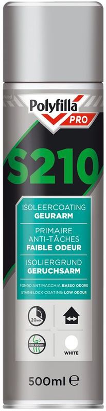 Acrylprimer - Isolerend - Sneldrogend - Voor Doorslaande Vlekken