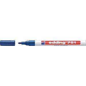 Edding Lakmarker | blauw | streepbreedte 1-2 mm ronde punt | 10 stuks - 4-751003 4-751003