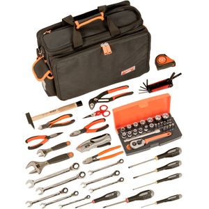 Bahco Laptop- en Gereedschapstas - 51-delig - Waterdicht - Gevoerde Schouderriem