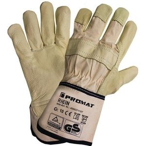 Promat - Top Rhein - Klushandschoen - Beige - Rundnerfleer