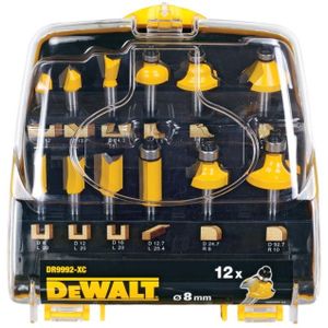 DeWalt DT90016-QZ Frezenset | 8 mm schacht | 12-dlg - DT90016-QZ