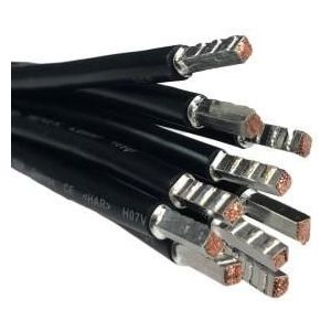 Draad 6qmm soepel 25cm zwart - 4000520