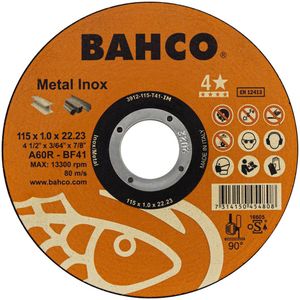 Bahco Slijpschijf | voor afbramen | voor metaal en RVS | 230 x 2.5 x 22.23 mm - 3911-230-T41-IM