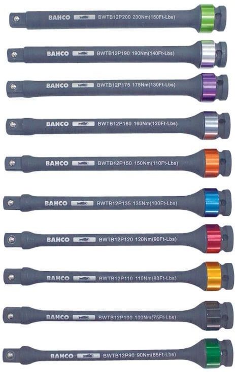 Bahco - Torsiestaaf - 1/2" - 200 Nm - Zwarte Fosfaat Afwerking - Hooggelegeerd Kwaliteitsstaal