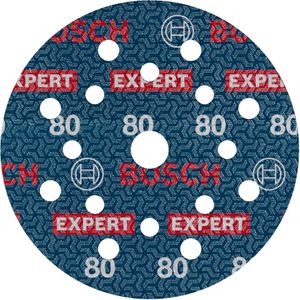 Bosch Accessoires EXPERT Schuurschijf O780 met film onderlaag, 125 mm, G80, 50x - 2608902409