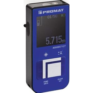 Promat Laser-afstandsmeter | 15 m ± 3 mm | IP 54 - 4000857127 4000857127