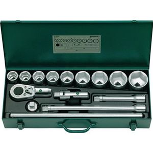 Stahlwille - Dopsleutelset - 15-delig - 3/4 Inch - Chroom-legering-staal