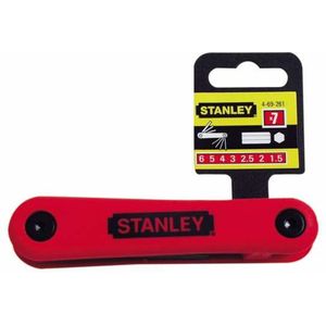 Stanley handgereedschap Stiftsleutelset 7 Dlg 2,5-10mm - 4-69-262
