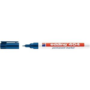 Edding Permanentmarker | blauw | streepbreedte 0,75 mm ronde punt | 10 stuks - 4-404003 4-404003