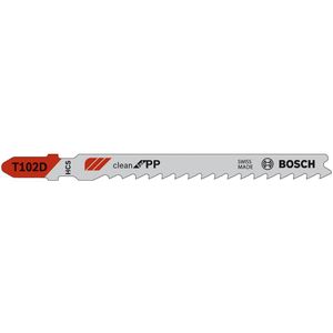 Bosch Accessoires Decoupeerzaagblad HCS T102D Clean For Pp | 2 stuks - 2609256C56