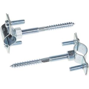 Kirchhoff Buisklem, 26 - 28 mm, met stokschroef M8 x 80 mm (2x) - 973125117