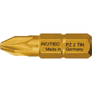 Rotec PRO Insertbit PZ 2 L=25mm C 6,3 TIN - 10 stuks - 8032002
