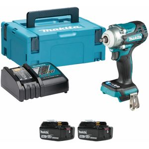 Makita DTW302RTJ | Accu Slagmoersleutel | 18 V | 2 x 5,0 Ah accu + snellader | In Mbox