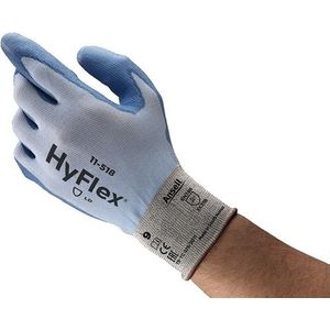 Ansell Snijbestendige handschoen | maat 8 blauw | EN 388 PSA-categorie II | Spandex/nylon/Dyneema | 12 paar - 11-518-8 11-518-8