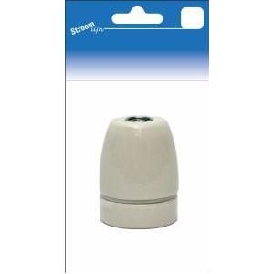 Stroomlijn - Lamphouder - Wit - Porselein - E27