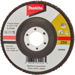 Makita Accessoires Lamellenschuurschijf 115mm Z80 - D-27654 D-27654